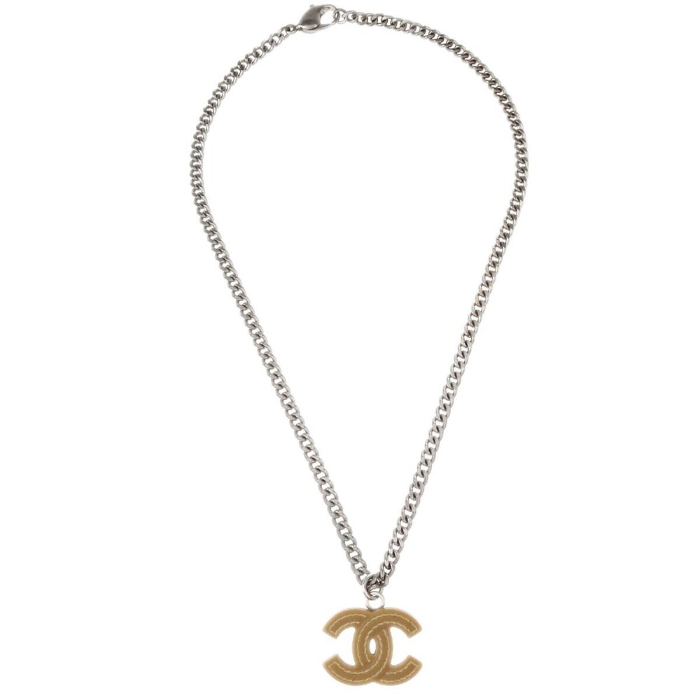 Chanel Vintage CC Pendant Metal